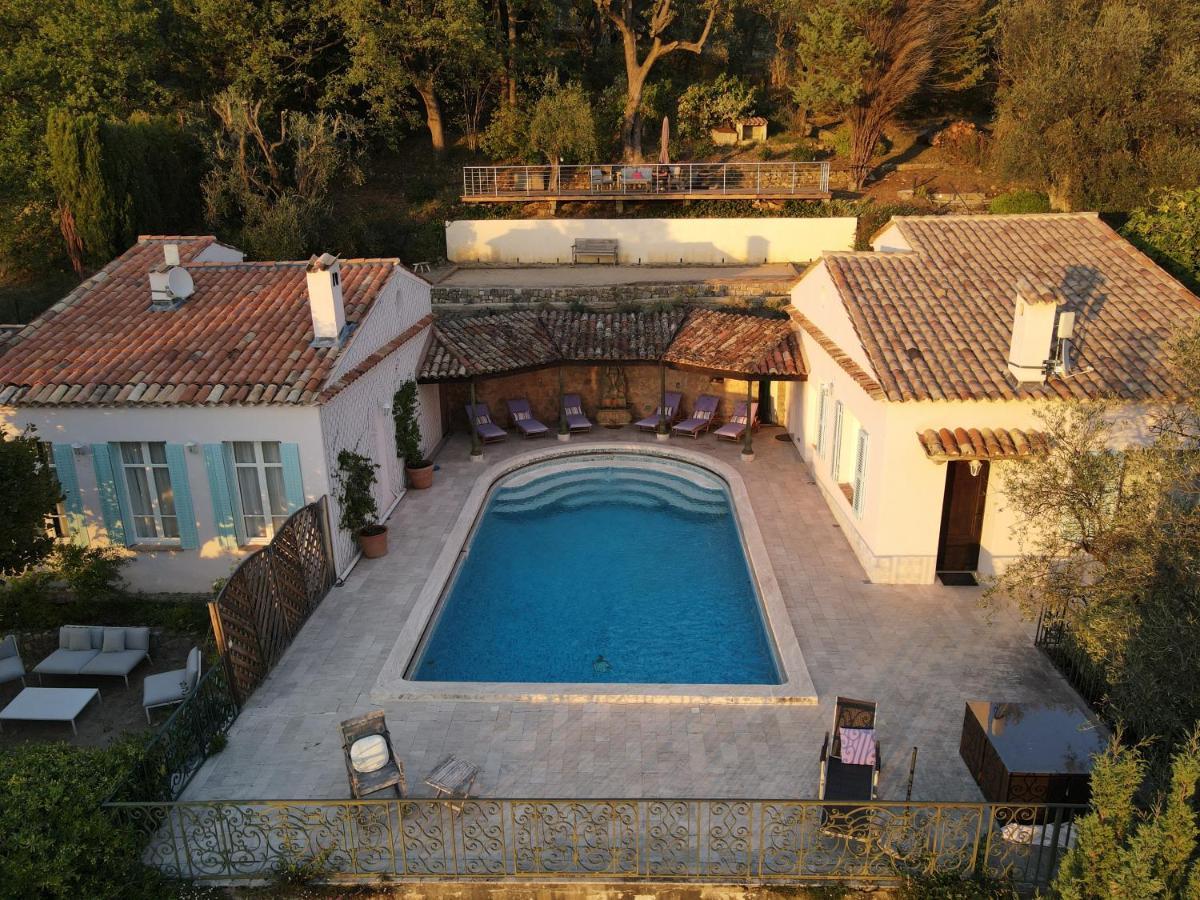 Apartment Cezanne With Heated Pool And Private Garden Chateauneuf-Grasse ภายนอก รูปภาพ